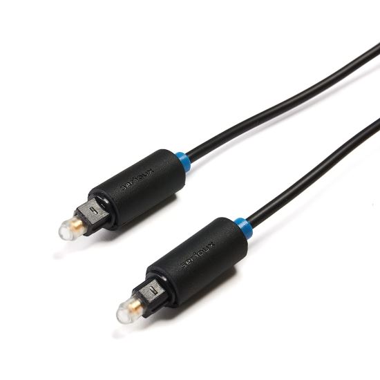 Cablu audio optic 1M Serioux SRXC-AV1.0M11 , toslink tata-tata, negru