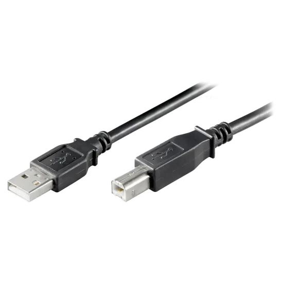 Cablu de imprimanta USB 1.8M , USB-A tata, USB-B tata, 2.0, negru