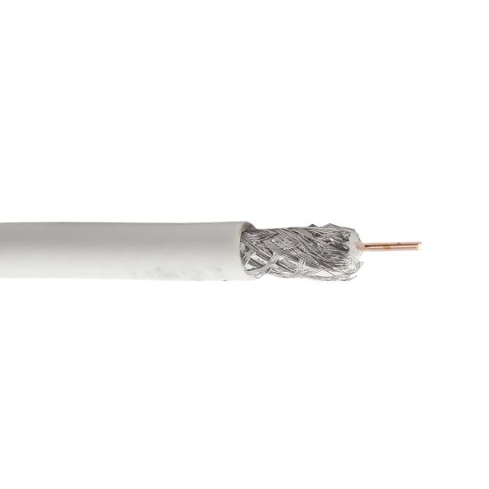Cablu coaxial Datamaxx RG6 , cupru, alb