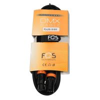 Cablu DMX 110 ohm 1.5M Fos FC-XLR3-1.5 , XLR mama-tata, 3 pini
