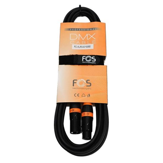 Cablu DMX 110 ohm 5M Fos FC-XLR3-5 , XLR mama-tata, 3 pini