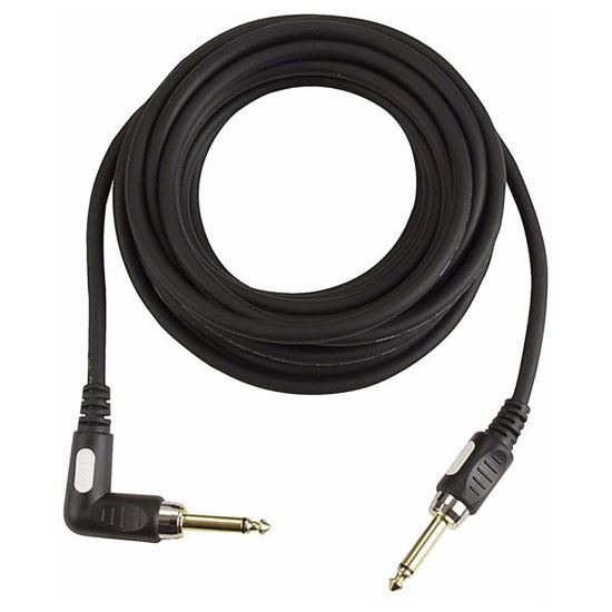 Cablu instrument 6M Dap Audio FL19 6 , jack 6.3 tata mono, jack 6.3 tata mono in unghi, aurite, road