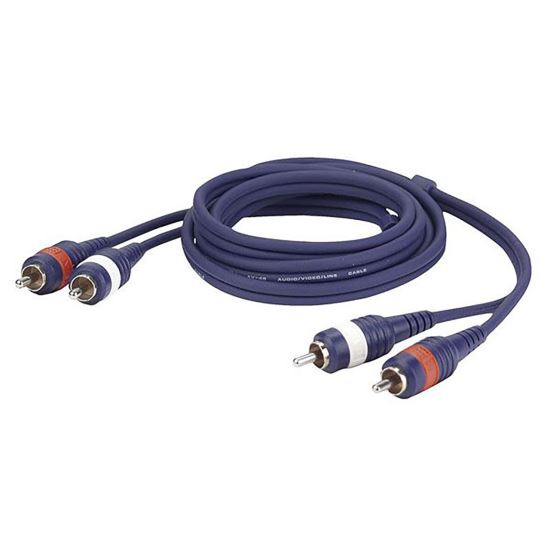 Cablu audio paralel 1.5M Dap Audio FL24 150 , 2xRCA tata, 2xRCA tata