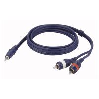 Cablu audio Y 3M Dap Audio FL30 3 , jack 3.5 tata stereo, 2xRCA tata