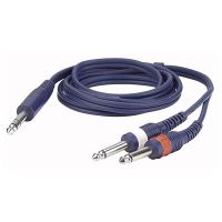 Cablu audio Y 3M Dap Audio FL34 3 , jack 6.3 tata stereo, 2xJack 6.3 tata mono