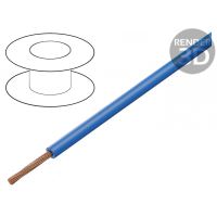 Conductor izolat cupru 1x0.22 FLRY albastru