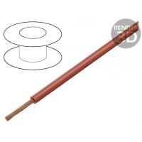Conductor izolat cupru 1x0.22 FLRY rosu