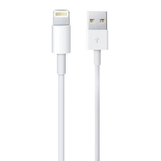 Cablu de date si incarcare USB-Lightning original 1M MD818ZM/A , USB-A tata, lightning