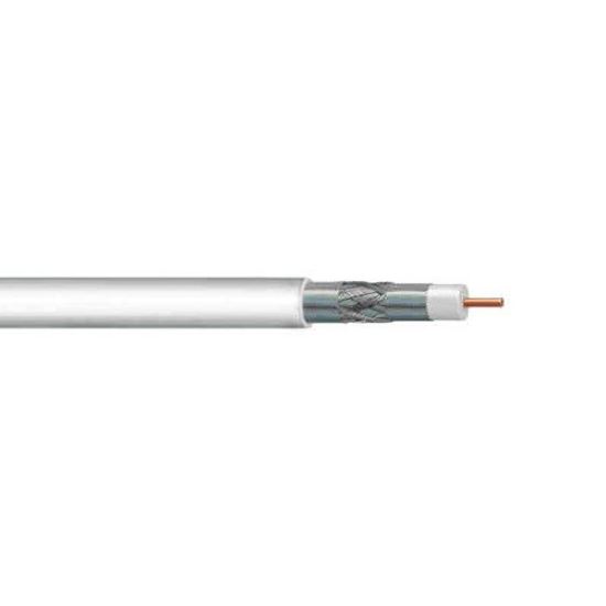 Cablu coaxial triplu ecranat Commscope , cupru, alb