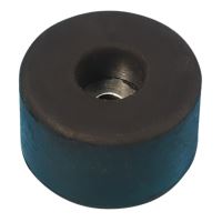 Picior de cauciuc Adam Hall 4909 , 38 x 20mm, saiba metalica