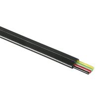 Cablu telefon plat 4 fire Well , negru