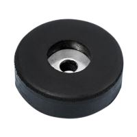 Picior de cauciuc Adam Hall 4906 , 38 x 10mm, saiba metalica