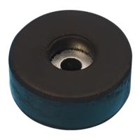 Picior de cauciuc Adam Hall 4907 , 38 x 15mm, saiba metalica