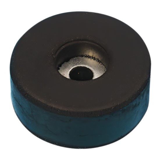 Picior de cauciuc Adam Hall 4907 , 38 x 15mm, saiba metalica