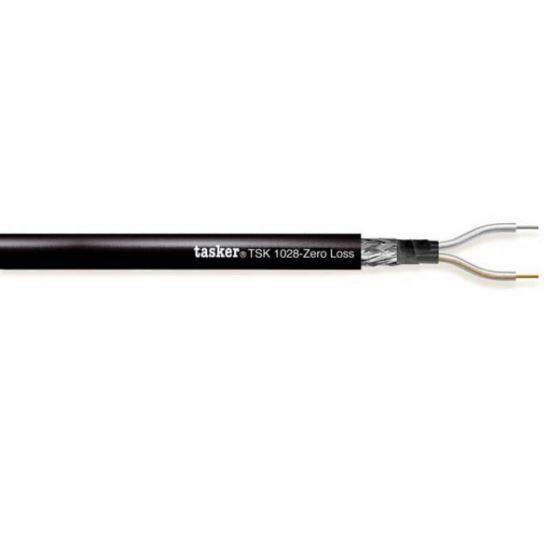Cablu microfon balansat zero loss Tasker TSK1028 Zero Loss , negru, 2x0.35, OFC