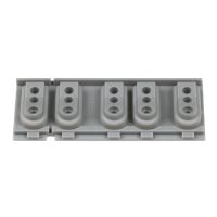 Contacte cauciuc claviatura Yamaha V8286801 , 5 taste A-C, octava, seria Clavinova