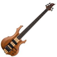 Chitara bass ESP Ltd F-5E M NS 5 corzi natural satin