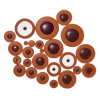 Set perinite pentru saxofon alto Gewa , piele maro, rezonator plastic
