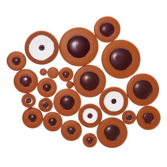 Set perinite pentru saxofon alto Gewa , piele maro, rezonator plastic