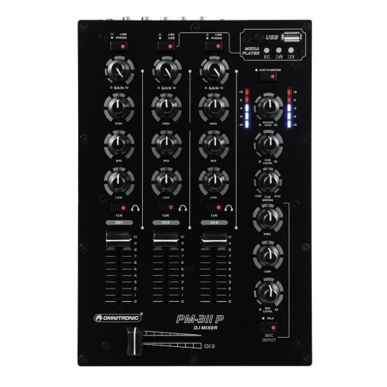 Mixer DJ Omnitronic PM-311P , 3 canale