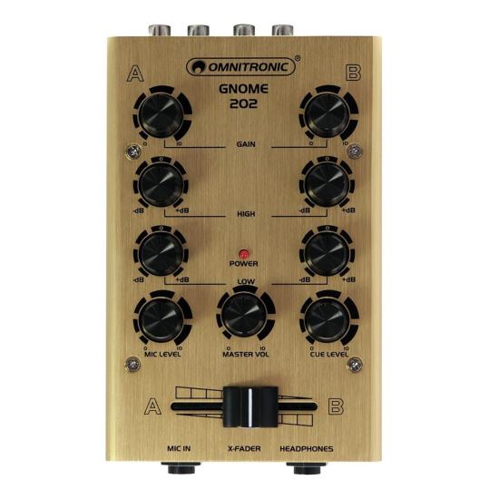 Mixer DJ mini Omnitronic GNOME-202 , 2 canale