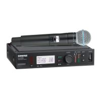 Sistem fara fir cu microfon de mana Shure ULXD24E/B58 , Beta 58A
