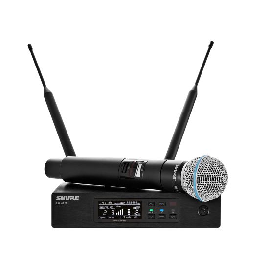 Sistem fara fir cu microfon de mana Shure QLXD24E/B58 , Beta 58A