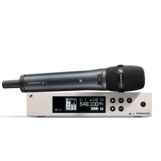 Sistem fara fir cu microfon de mana Sennheiser EW100-G4-945-S , switch
