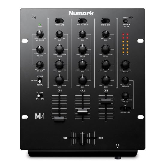 Mixer DJ Numark M4 Black , 3 canale