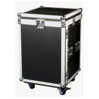Case rack combo Dap D7366B 12+10U , plywood, adancime 51 cm, cu roti