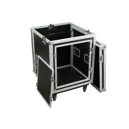 Case rack combo Pro Roadinger 8U , plywood, adancime 47.5 cm, cu roti