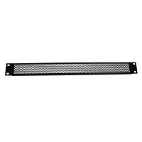 Panou ventilatie rack Adam Hall U Rack 19", perforat, din otel, negru