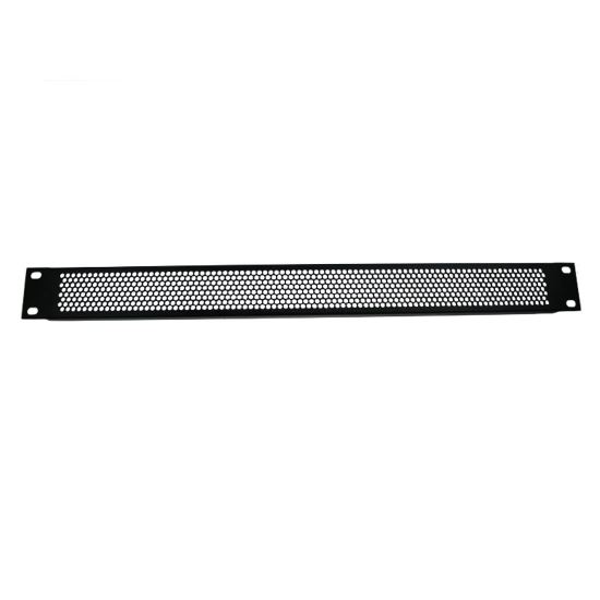 Panou ventilatie rack Adam Hall U Rack 19", perforat, din otel, negru