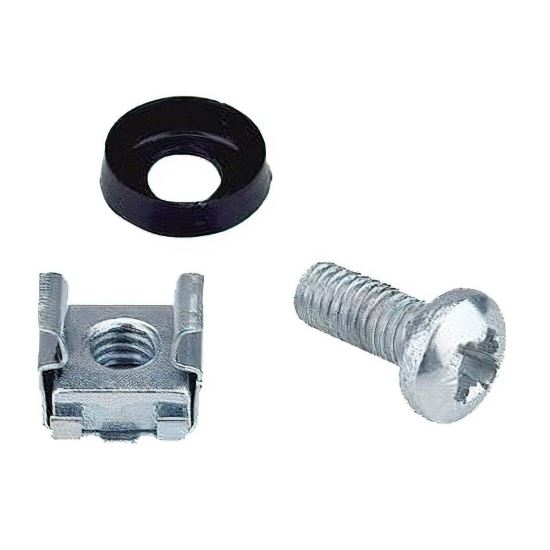 Set 10 suruburi + piulite pentru fixare rack