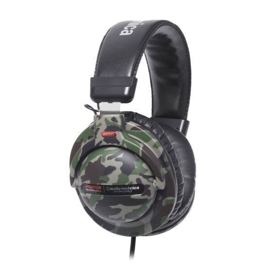Casti audio DJ monitor Audio-Technica ATH-PRO5MK2 CM , dinamice, inchise, camouflage