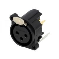 Soclu mufa XLR mama panou Amphenol AC3FAV2-AU-PRE