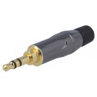 Mufa jack 3.5 stereo aurit Amphenol KS3PC-AU , pt. casti telefon