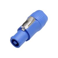 Mufa powercon Adam Hall 7923 V2 , intrare, albastru, pe cablu