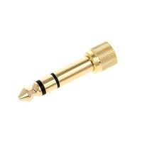 Mufa adaptoare jack 6.3 tata - jack 3.5 mama, stereo, cu filet the t.Bone screw-on