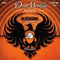 Corzi chitara acustica 10-47 Dean Markley Blackhawk 8010 XL phosphor bronze , extra light, coated