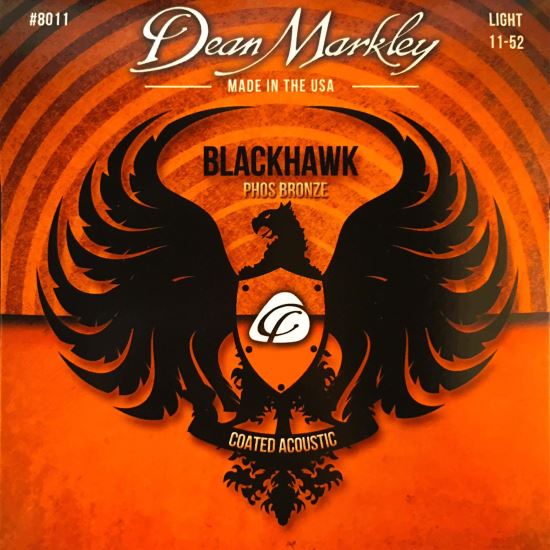 Corzi chitara acustica 11-52 Dean Markley Blackhawk 8011 LT phosphor bronze , light, coated