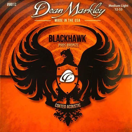 Corzi chitara acustica 12-54 Dean Markley Blackhawk 8012 ML phosphor bronze , medium light, coated