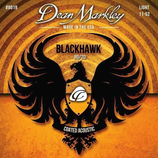 Corzi chitara acustica 11-52 Dean Markley Blackhawk 8019 LT 80/20 , light, coated