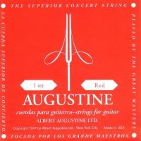 Corzi chitara clasica MT Augustine Classic Red silver plated , medium tension