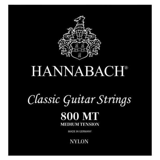 Corzi chitara clasica MT Hannabach 800MT silver plated , medium tension