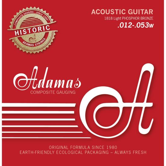 Corzi chitara acustica 12-53 Adamas 1818 phosphor bronze , light