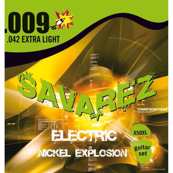 Corzi chitara electrica 9-42 Savarez X50XL nickel plated , extra light