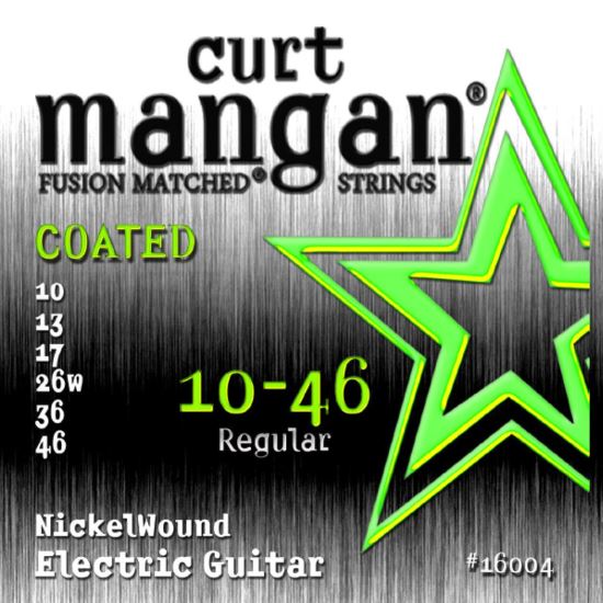 Corzi chitara electrica 10-46 Curt Mangan #16004 nickel plated , regular