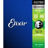 Corzi chitara electrica 10-46 Elixir Optiweb 19052 nickel plated , light, coated