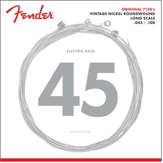 Corzi chitara bass 45-105 Fender 7150M nickel , medium